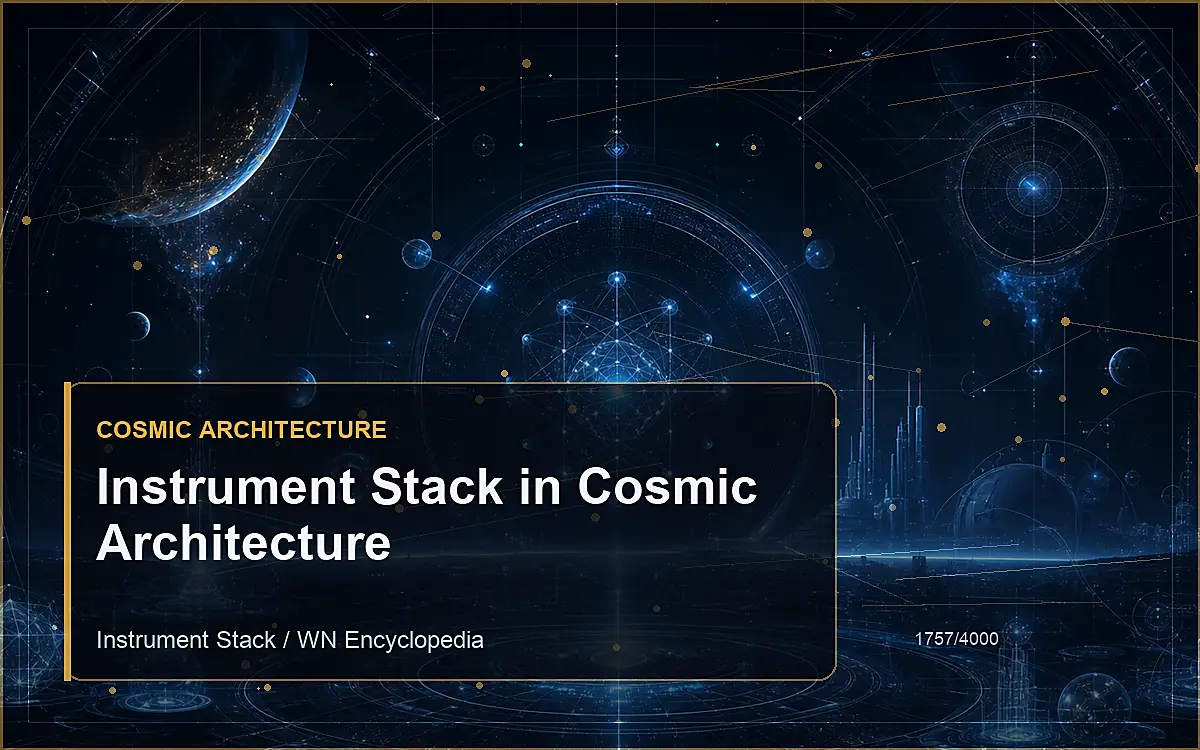 AI-generated encyclopedia reference image for Instrument Stack in Cosmic Architecture