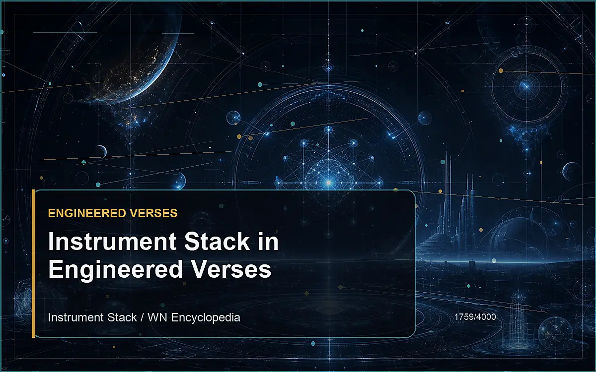 AI-generated encyclopedia reference image for Instrument Stack in Engineered Verses