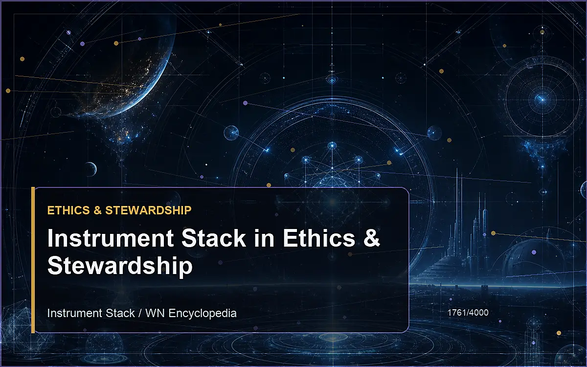AI-generated encyclopedia reference image for Instrument Stack in Ethics & Stewardship