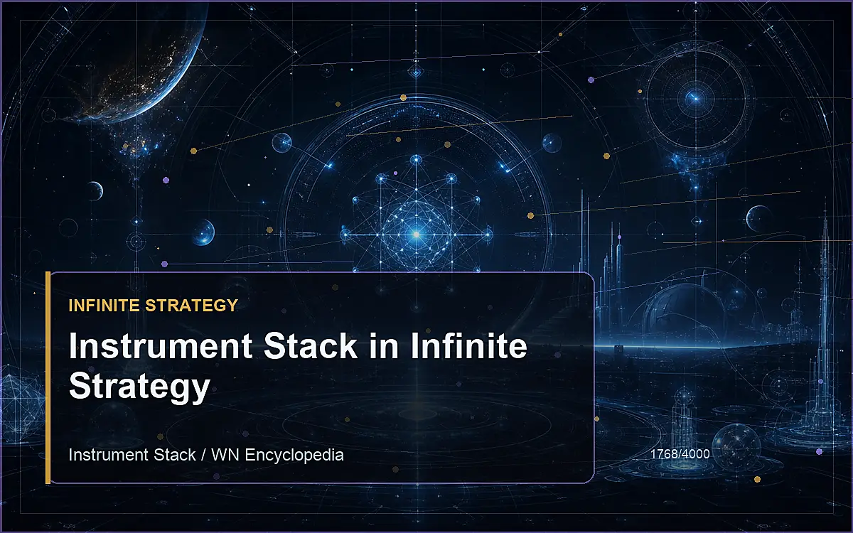 AI-generated encyclopedia reference image for Instrument Stack in Infinite Strategy