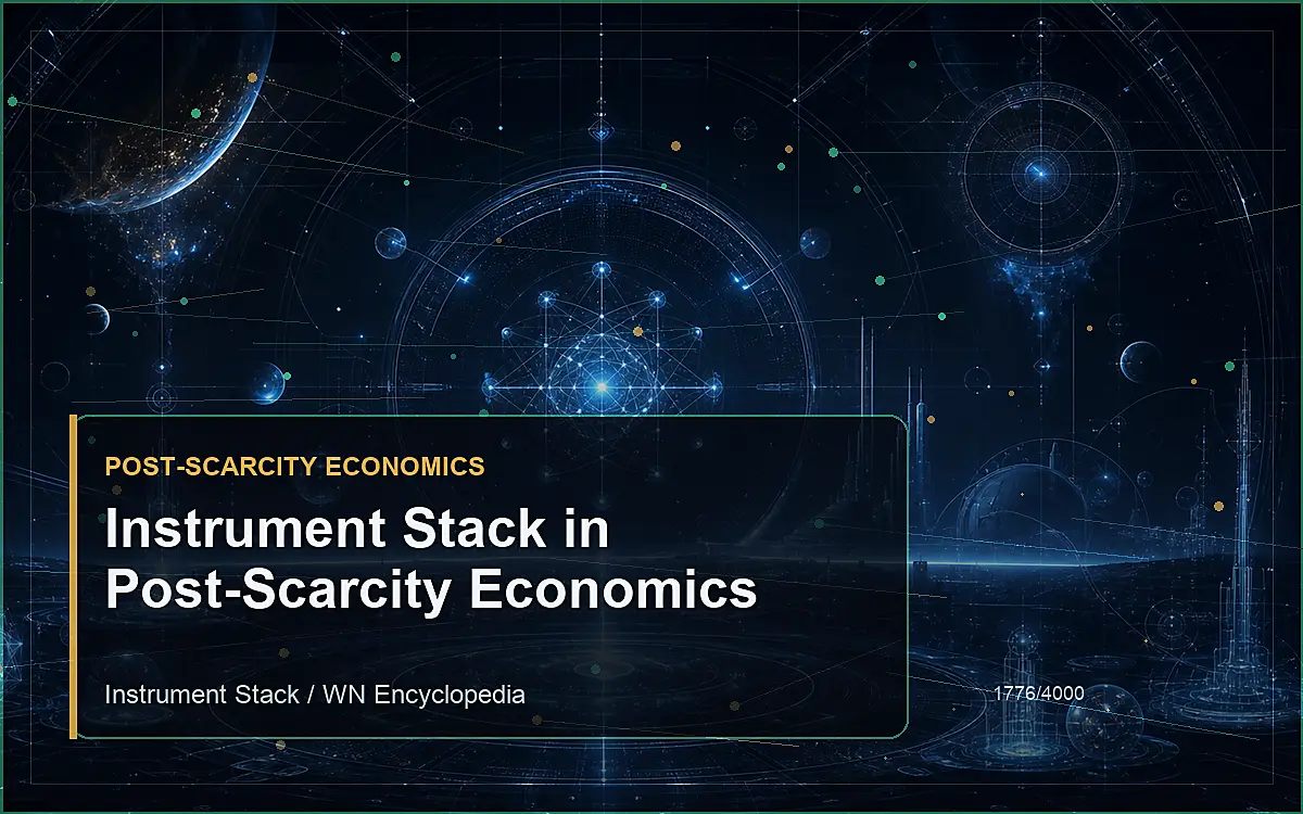 AI-generated encyclopedia reference image for Instrument Stack in Post-Scarcity Economics