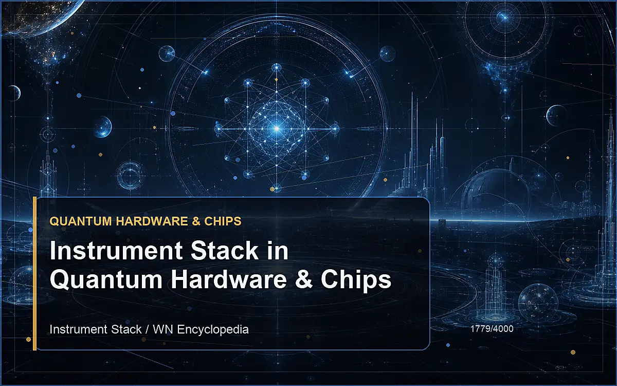 AI-generated encyclopedia reference image for Instrument Stack in Quantum Hardware & Chips