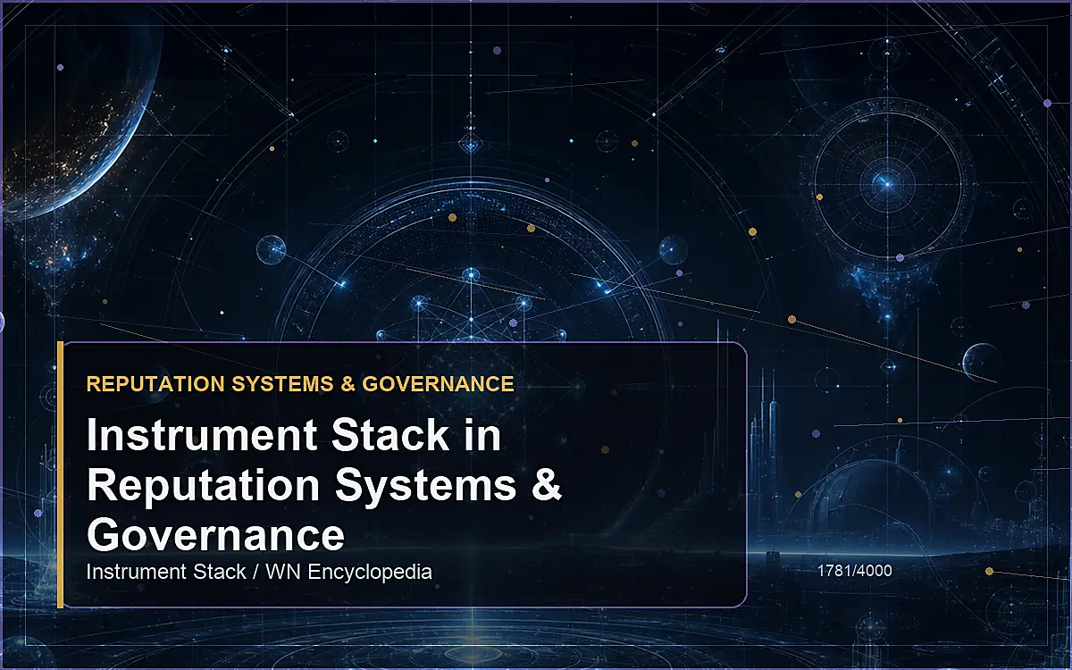 AI-generated encyclopedia reference image for Instrument Stack in Reputation Systems & Governance