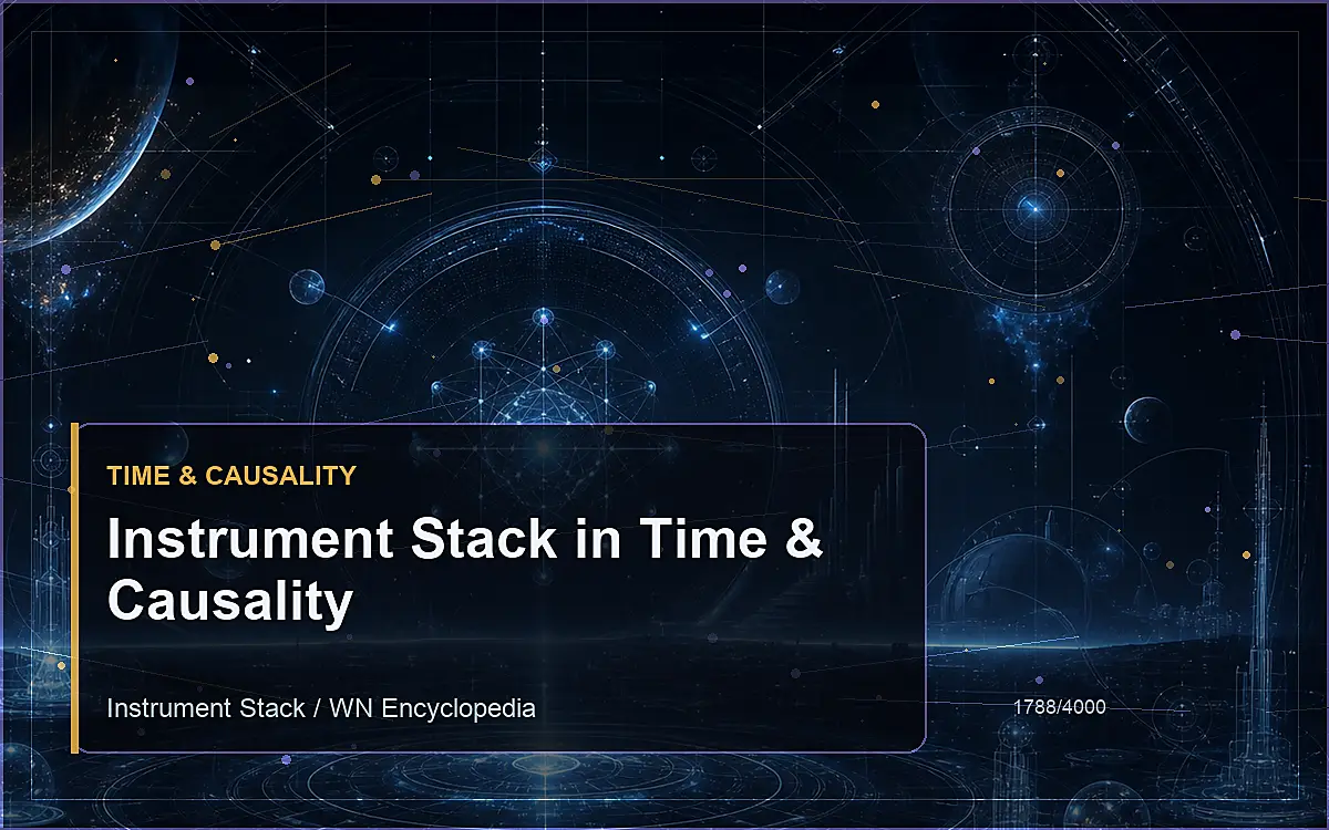 AI-generated encyclopedia reference image for Instrument Stack in Time & Causality
