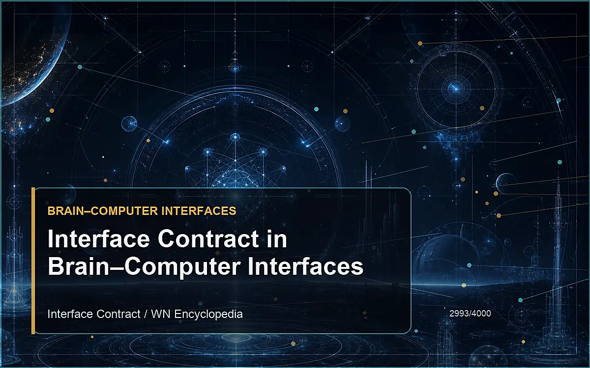 AI-generated encyclopedia reference image for Interface Contract in Brain–Computer Interfaces