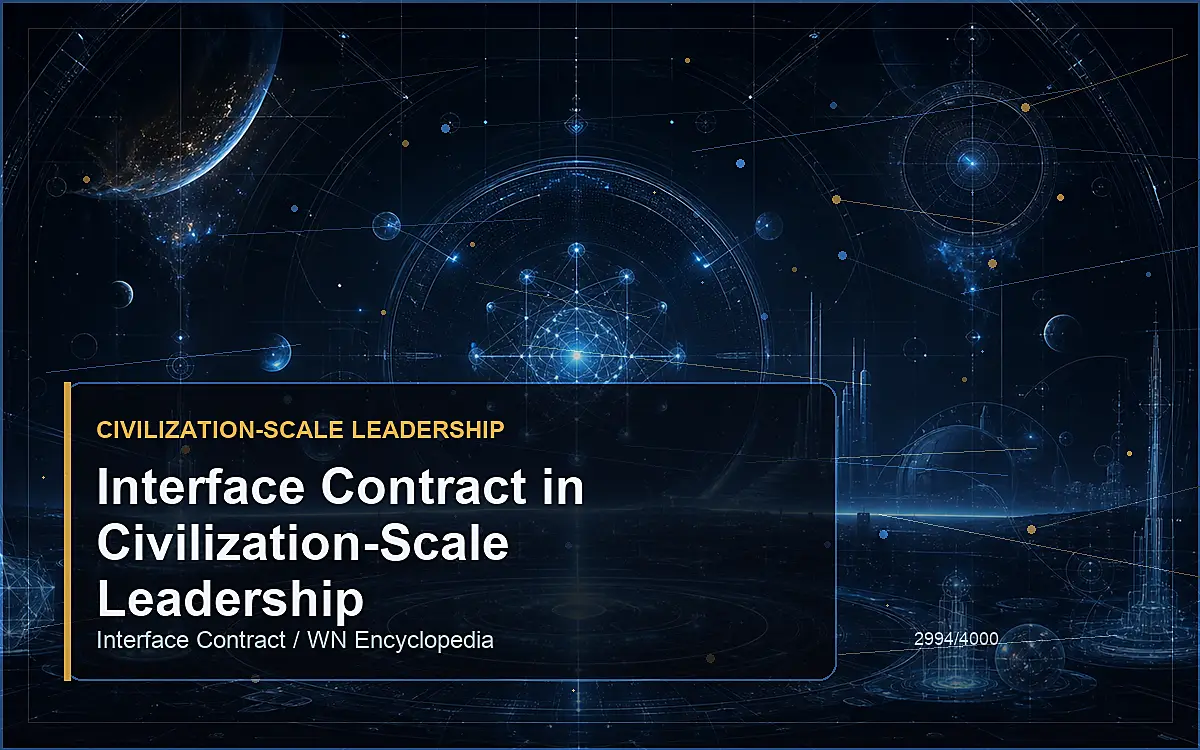 AI-generated encyclopedia reference image for Interface Contract in Civilization-Scale Leadership
