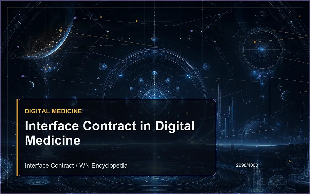 AI-generated encyclopedia reference image for Interface Contract in Digital Medicine