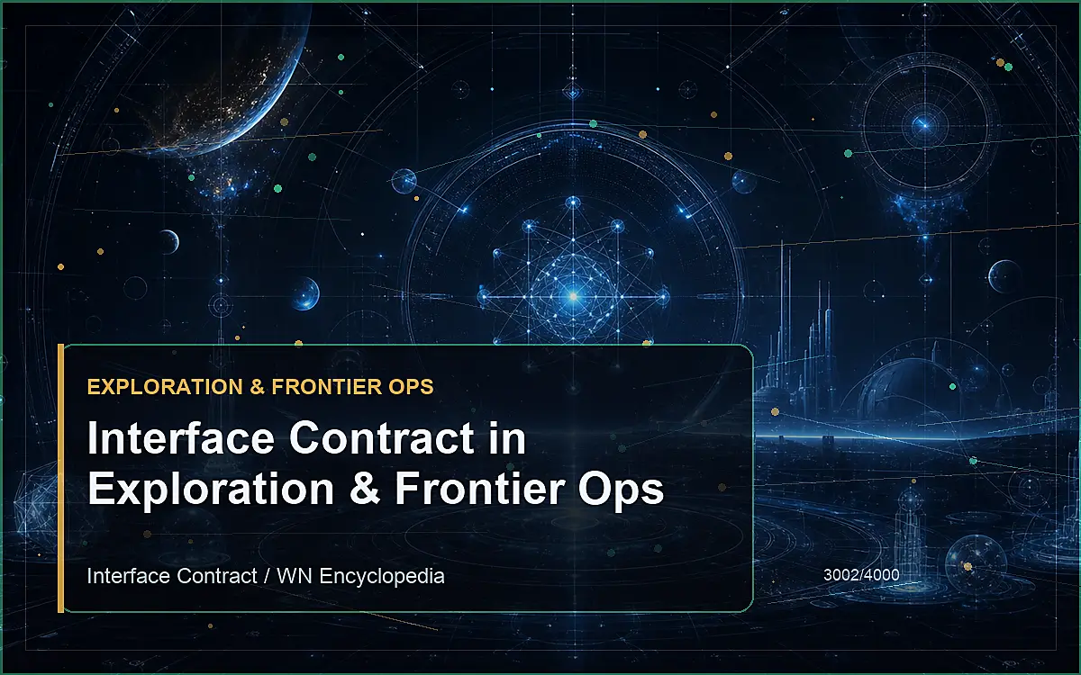 AI-generated encyclopedia reference image for Interface Contract in Exploration & Frontier Ops