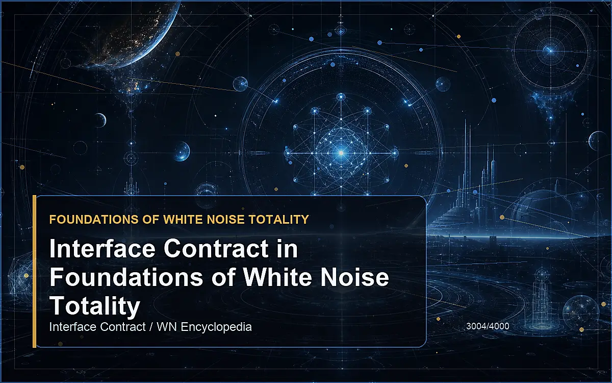 AI-generated encyclopedia reference image for Interface Contract in Foundations of White Noise Totality