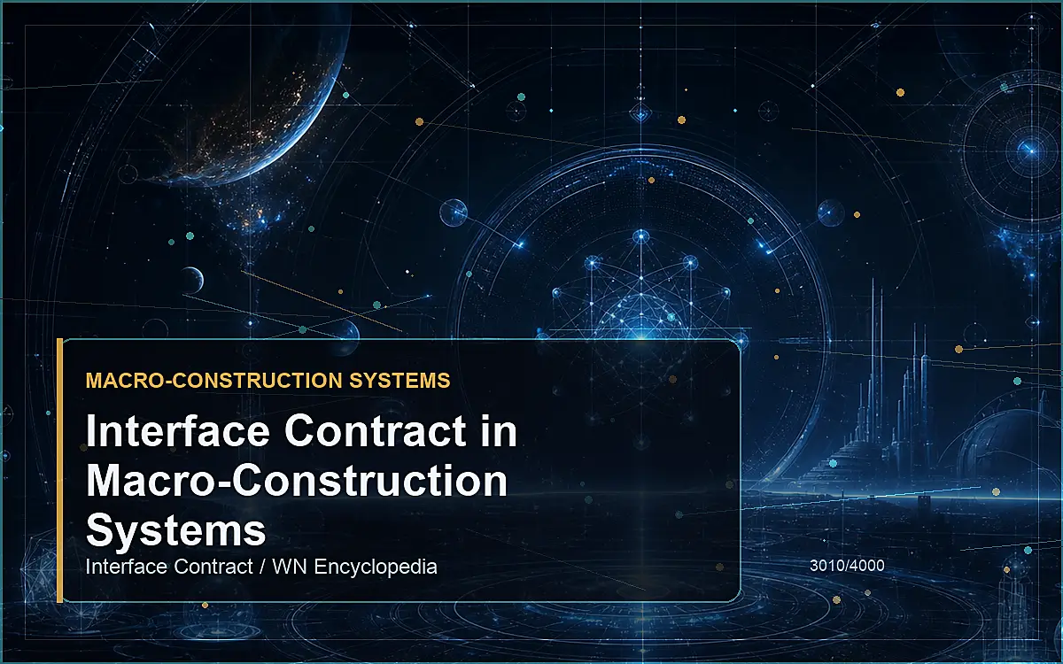 AI-generated encyclopedia reference image for Interface Contract in Macro-Construction Systems
