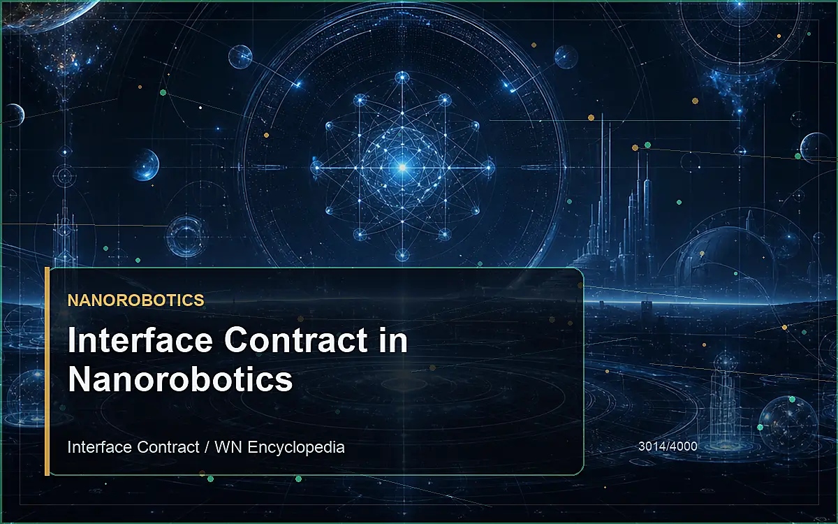 AI-generated encyclopedia reference image for Interface Contract in Nanorobotics