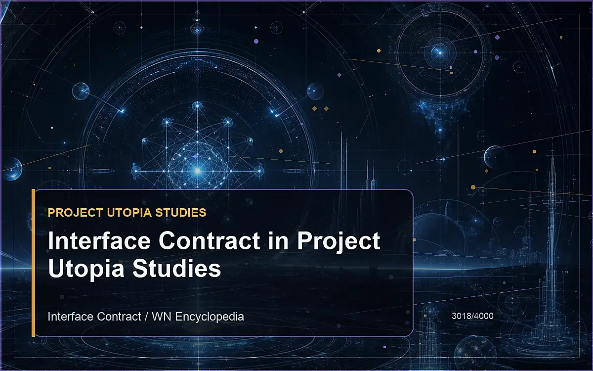AI-generated encyclopedia reference image for Interface Contract in Project Utopia Studies