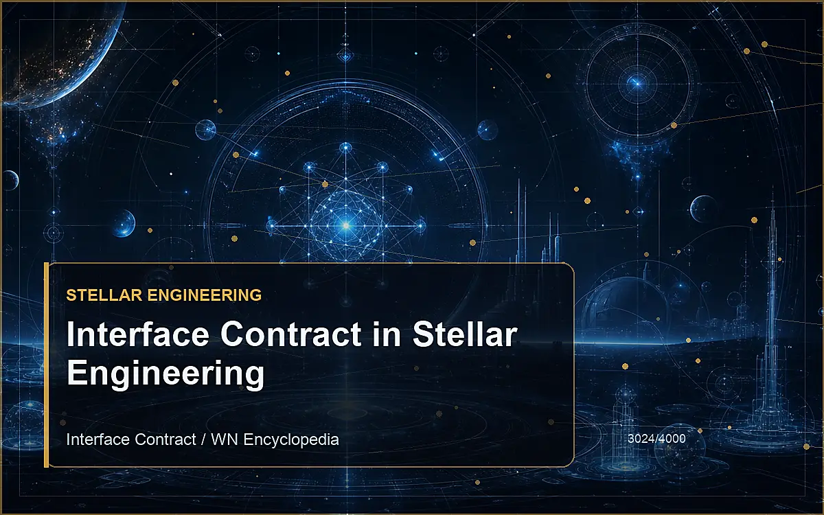 AI-generated encyclopedia reference image for Interface Contract in Stellar Engineering