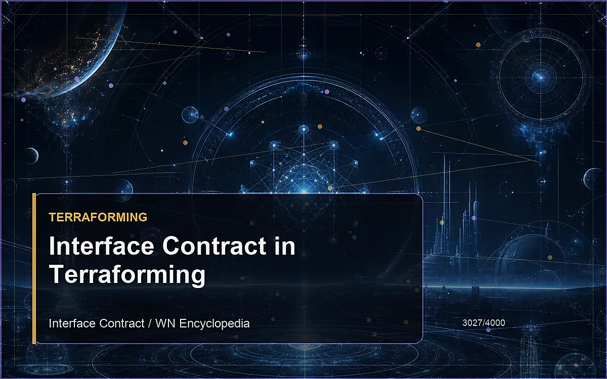 AI-generated encyclopedia reference image for Interface Contract in Terraforming