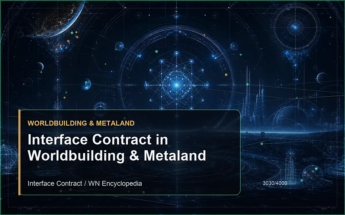 AI-generated encyclopedia reference image for Interface Contract in Worldbuilding & Metaland