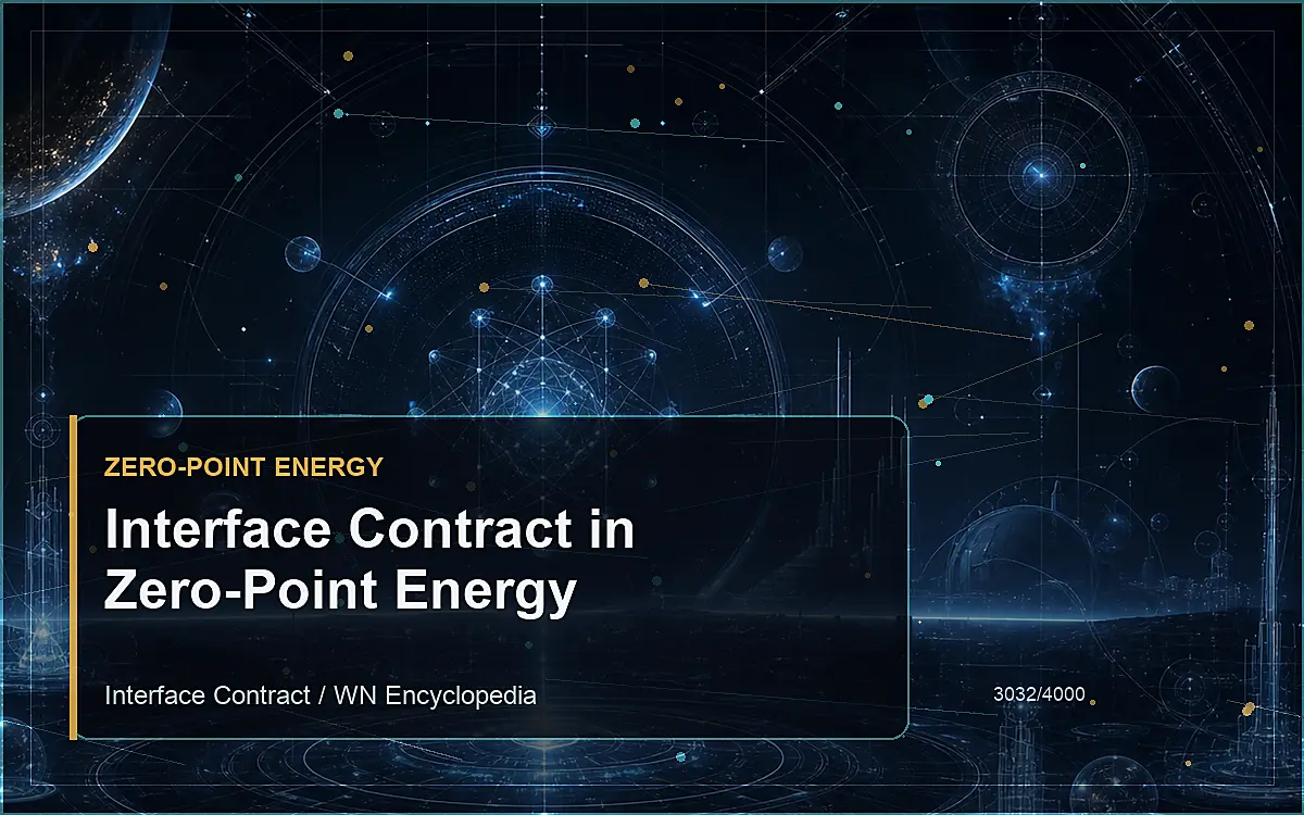 AI-generated encyclopedia reference image for Interface Contract in Zero-Point Energy