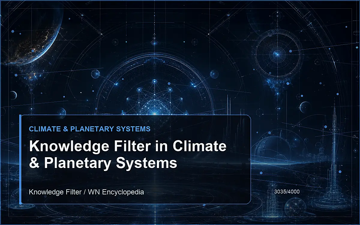 AI-generated encyclopedia reference image for Knowledge Filter in Climate & Planetary Systems
