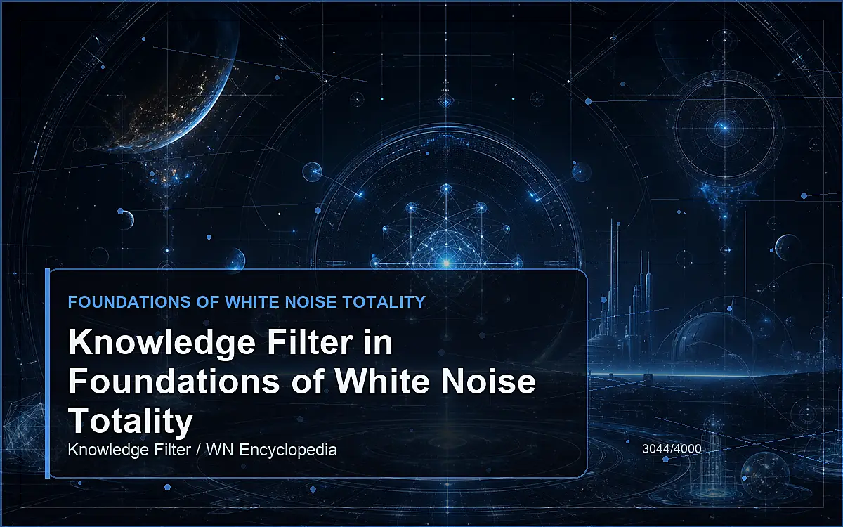 AI-generated encyclopedia reference image for Knowledge Filter in Foundations of White Noise Totality