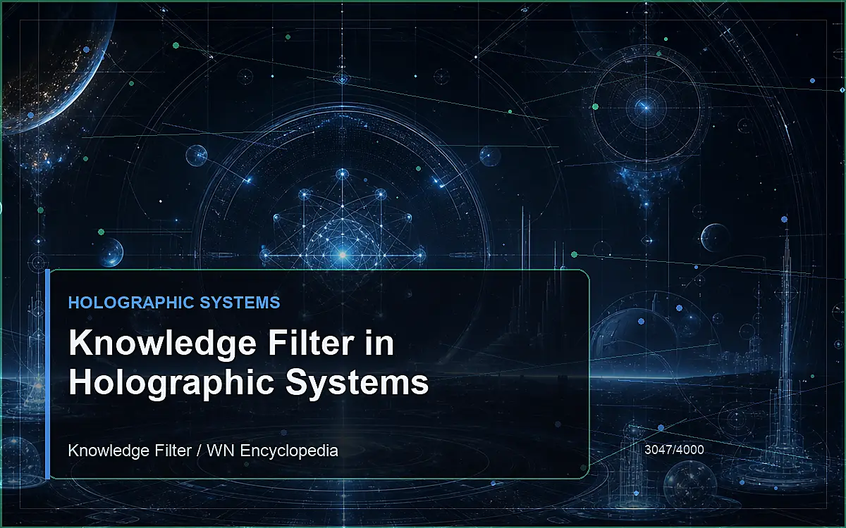 AI-generated encyclopedia reference image for Knowledge Filter in Holographic Systems
