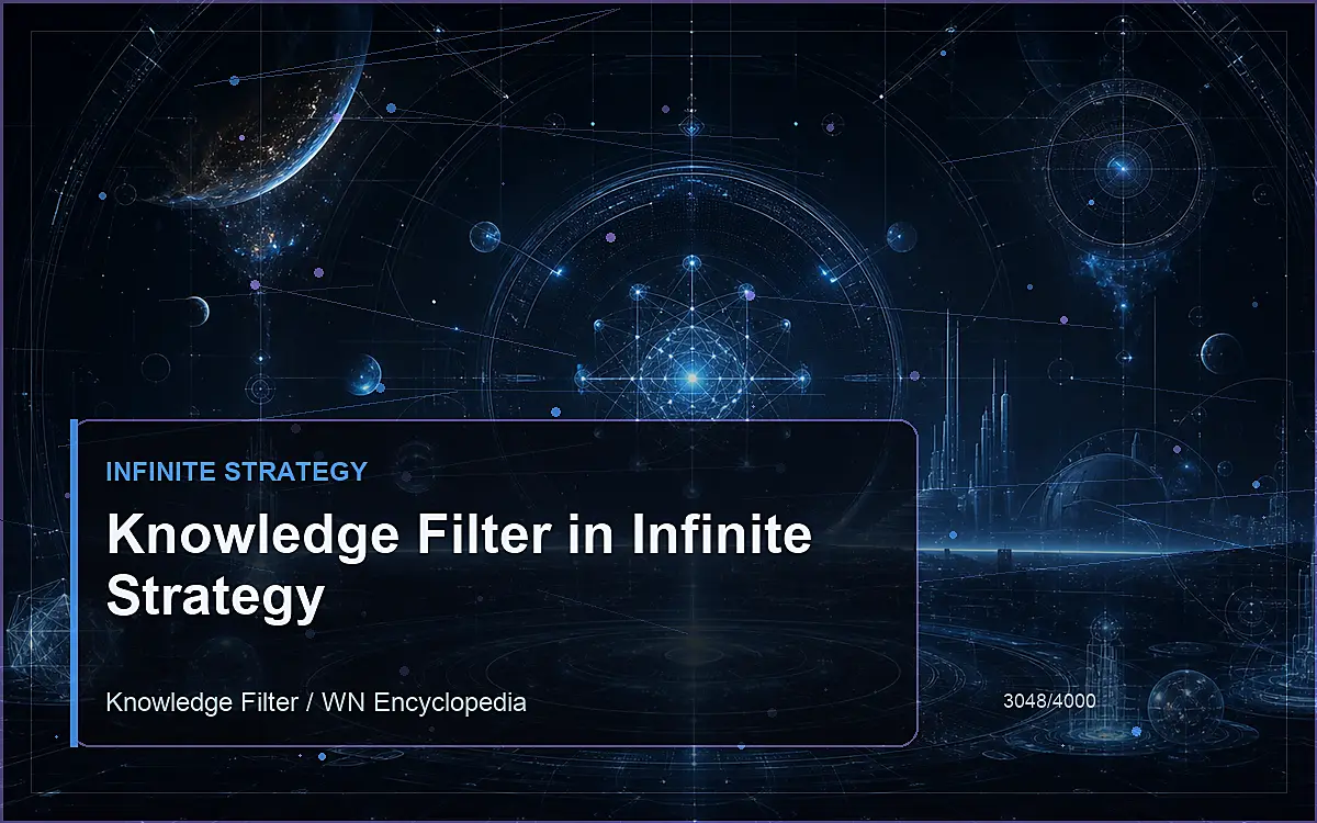 AI-generated encyclopedia reference image for Knowledge Filter in Infinite Strategy