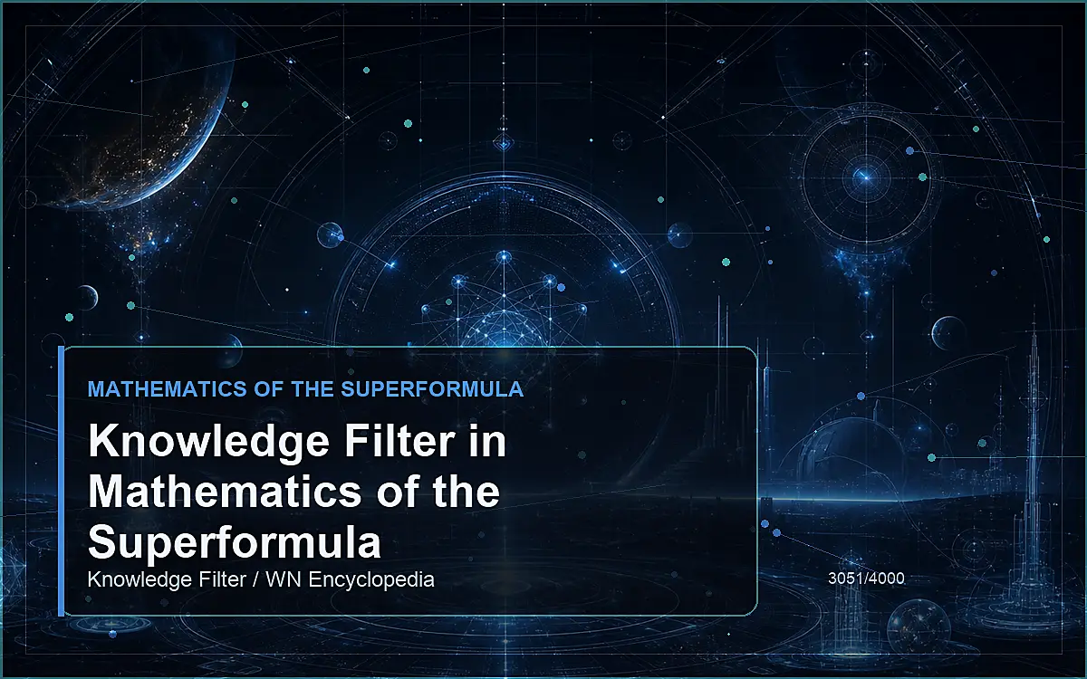 AI-generated encyclopedia reference image for Knowledge Filter in Mathematics of the Superformula