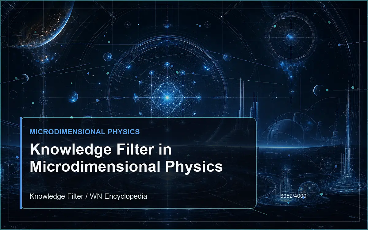AI-generated encyclopedia reference image for Knowledge Filter in Microdimensional Physics