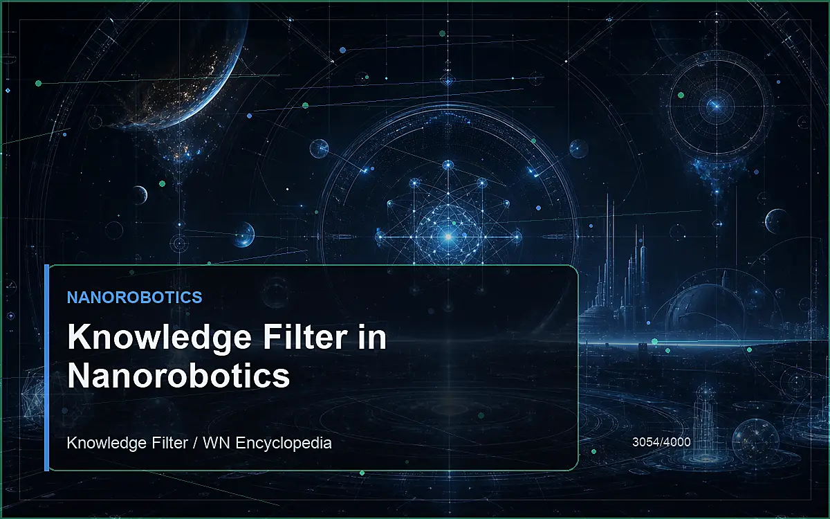 AI-generated encyclopedia reference image for Knowledge Filter in Nanorobotics
