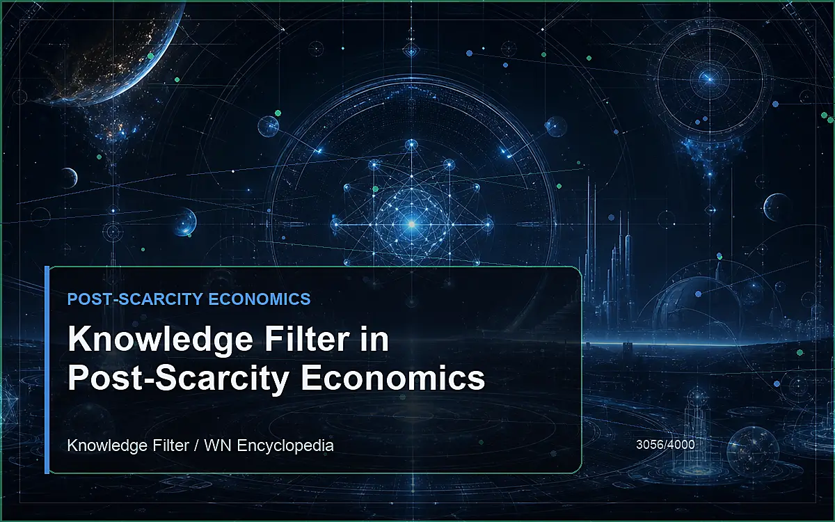 AI-generated encyclopedia reference image for Knowledge Filter in Post-Scarcity Economics