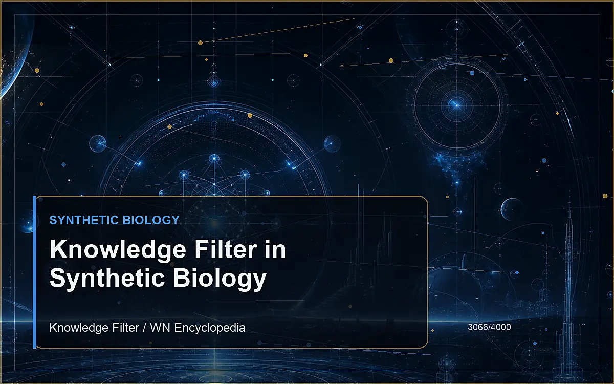 AI-generated encyclopedia reference image for Knowledge Filter in Synthetic Biology