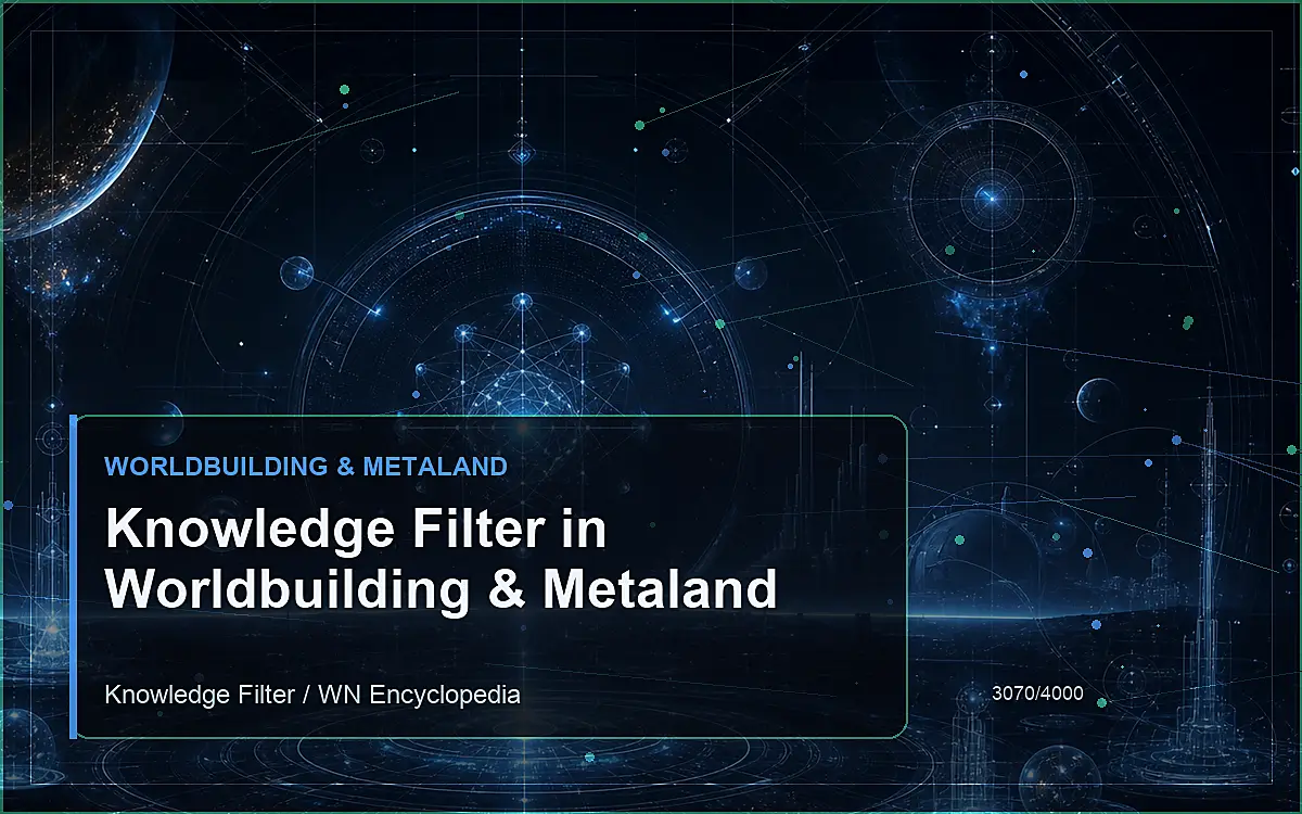 AI-generated encyclopedia reference image for Knowledge Filter in Worldbuilding & Metaland