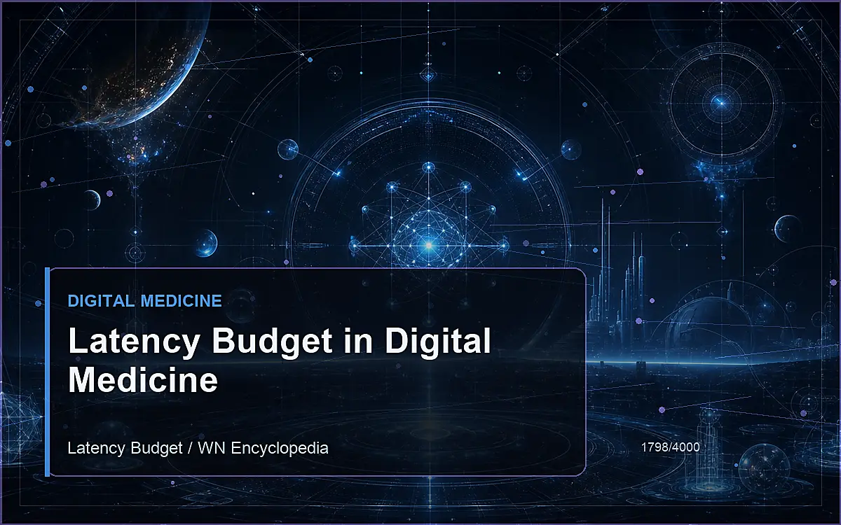 AI-generated encyclopedia reference image for Latency Budget in Digital Medicine