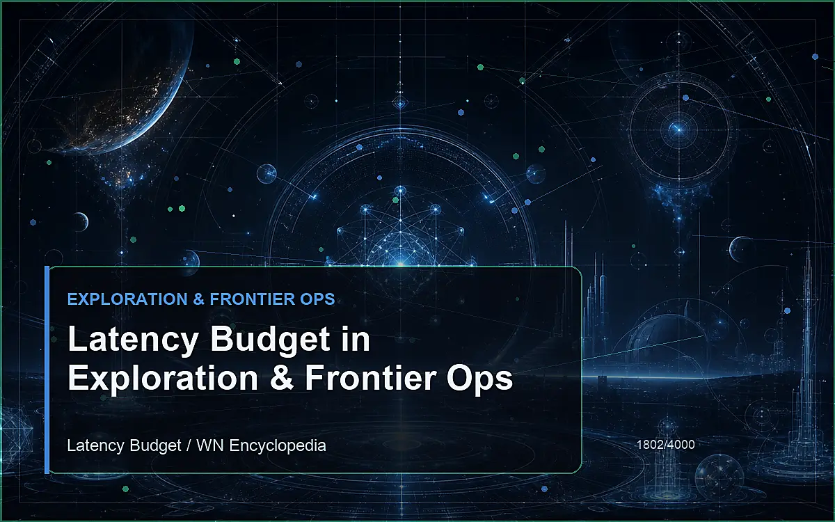 AI-generated encyclopedia reference image for Latency Budget in Exploration & Frontier Ops