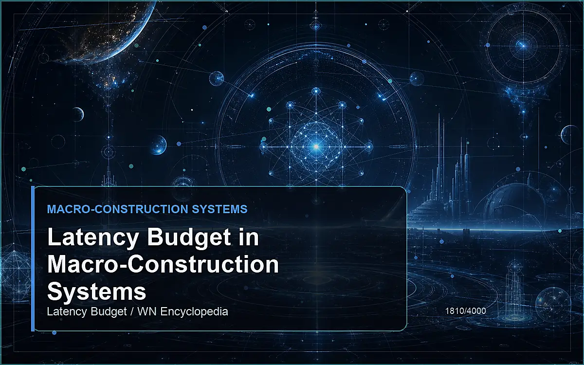 AI-generated encyclopedia reference image for Latency Budget in Macro-Construction Systems