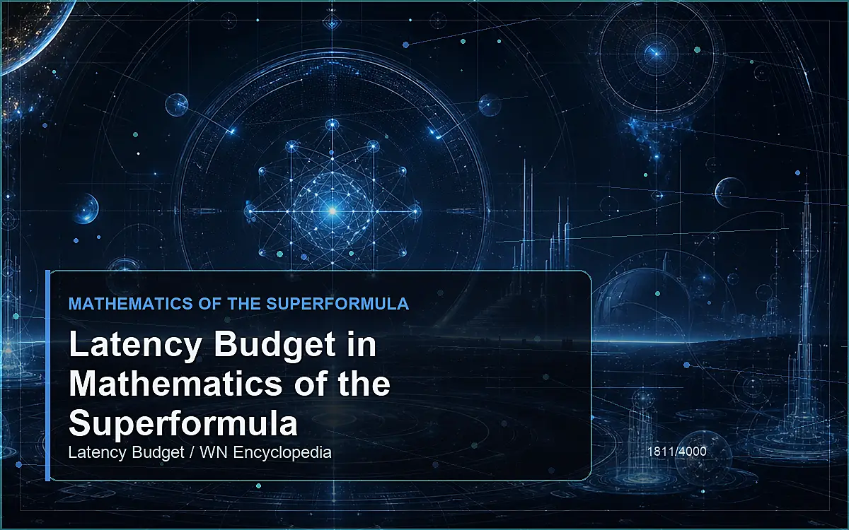 AI-generated encyclopedia reference image for Latency Budget in Mathematics of the Superformula