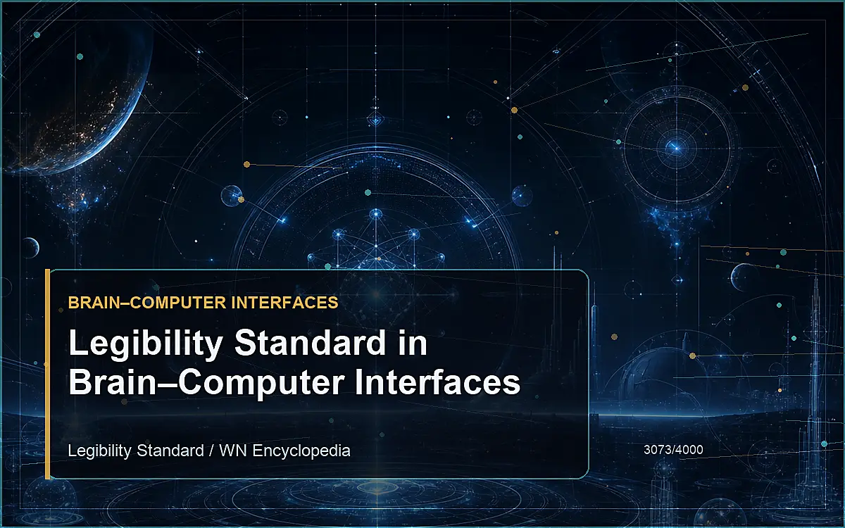 AI-generated encyclopedia reference image for Legibility Standard in Brain–Computer Interfaces