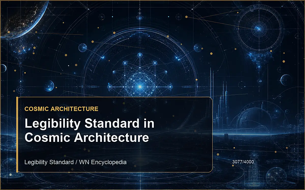 AI-generated encyclopedia reference image for Legibility Standard in Cosmic Architecture