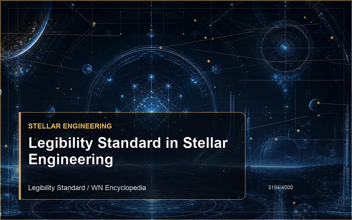 AI-generated encyclopedia reference image for Legibility Standard in Stellar Engineering