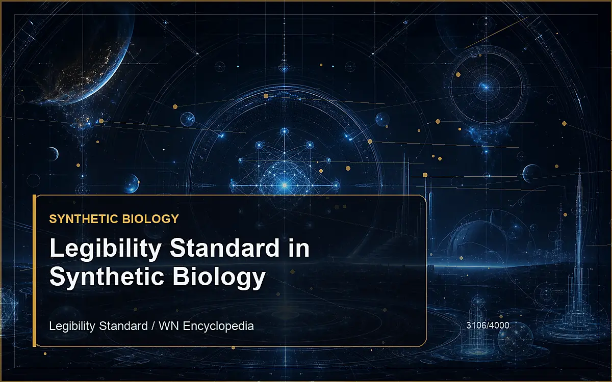 AI-generated encyclopedia reference image for Legibility Standard in Synthetic Biology