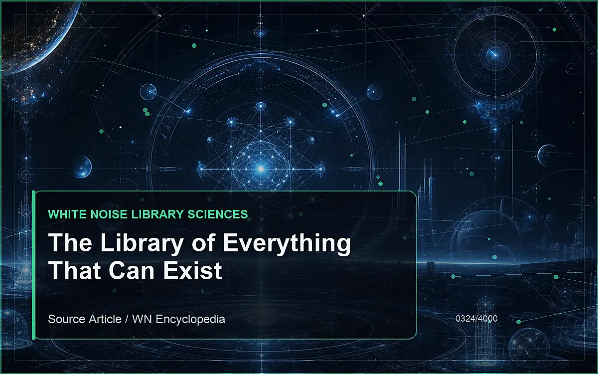 AI-generated encyclopedia reference image for The Library of Everything That Can Exist