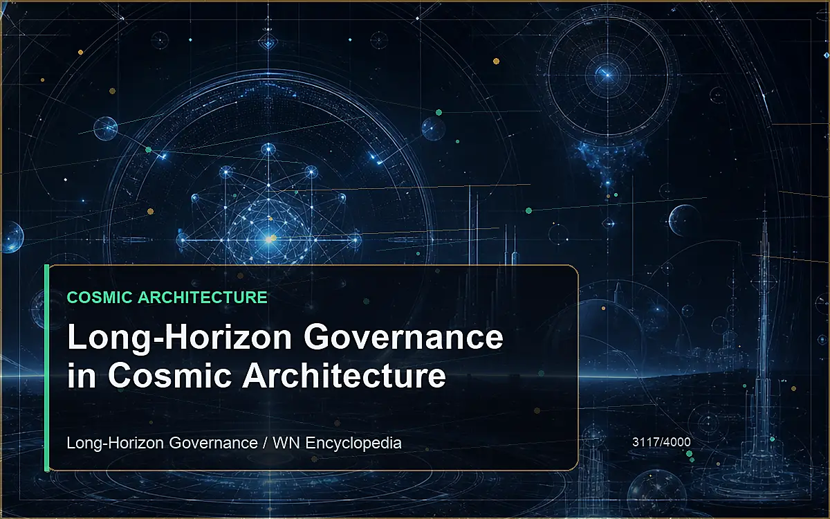 AI-generated encyclopedia reference image for Long-Horizon Governance in Cosmic Architecture