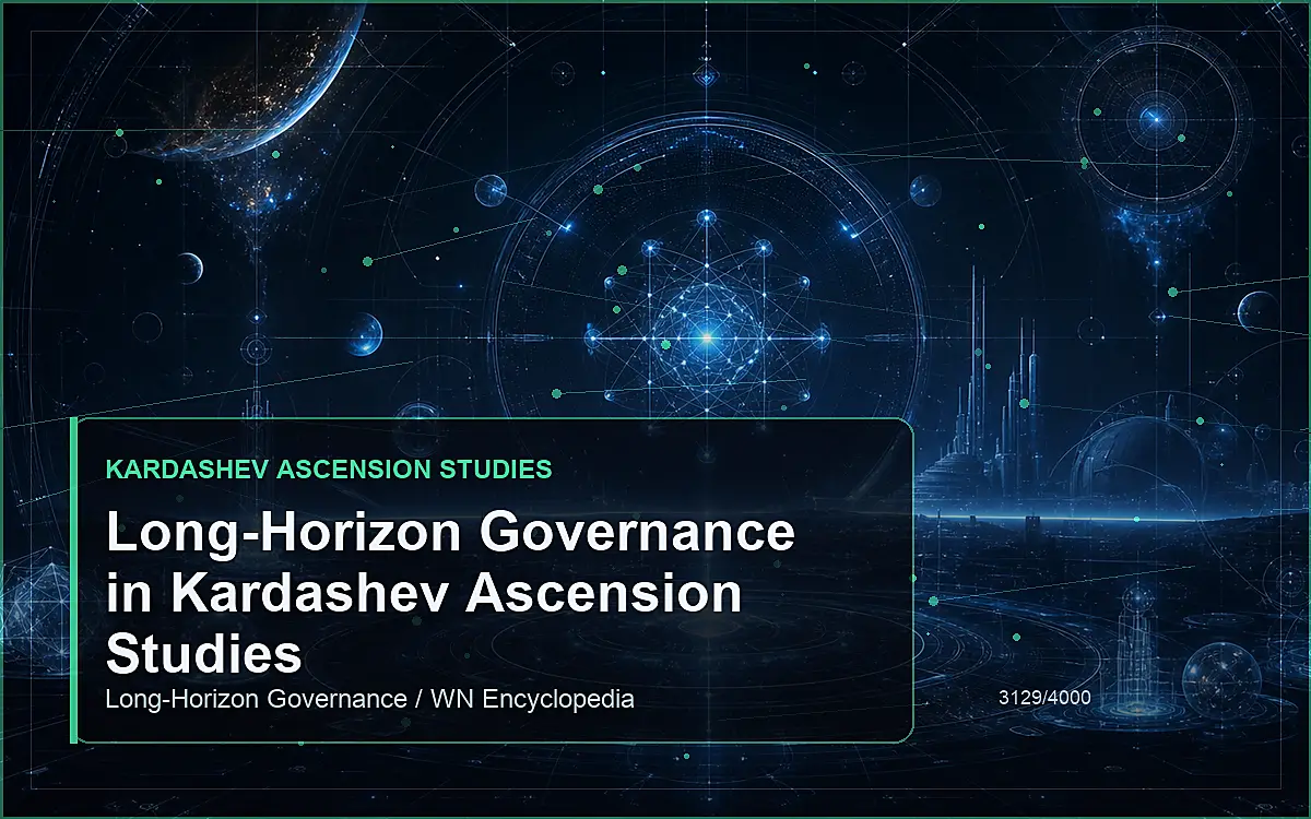 AI-generated encyclopedia reference image for Long-Horizon Governance in Kardashev Ascension Studies