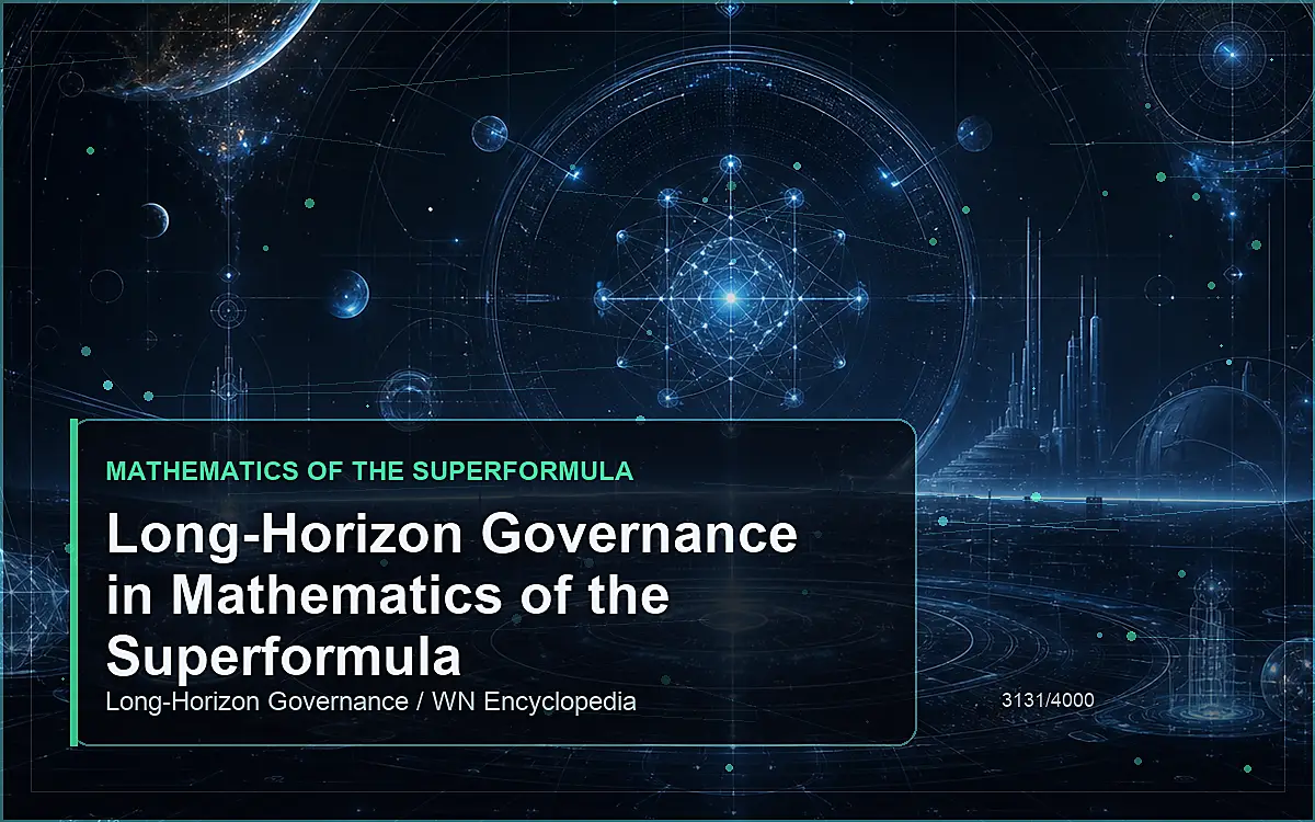 AI-generated encyclopedia reference image for Long-Horizon Governance in Mathematics of the Superformula