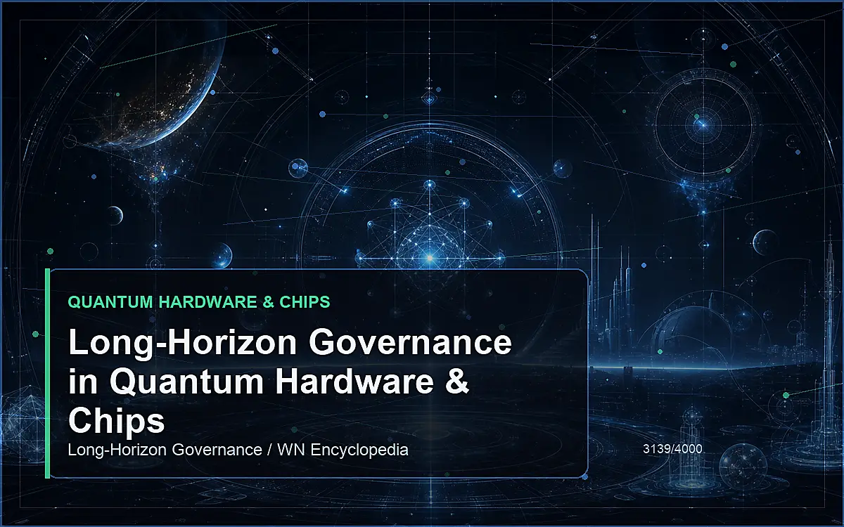 AI-generated encyclopedia reference image for Long-Horizon Governance in Quantum Hardware & Chips