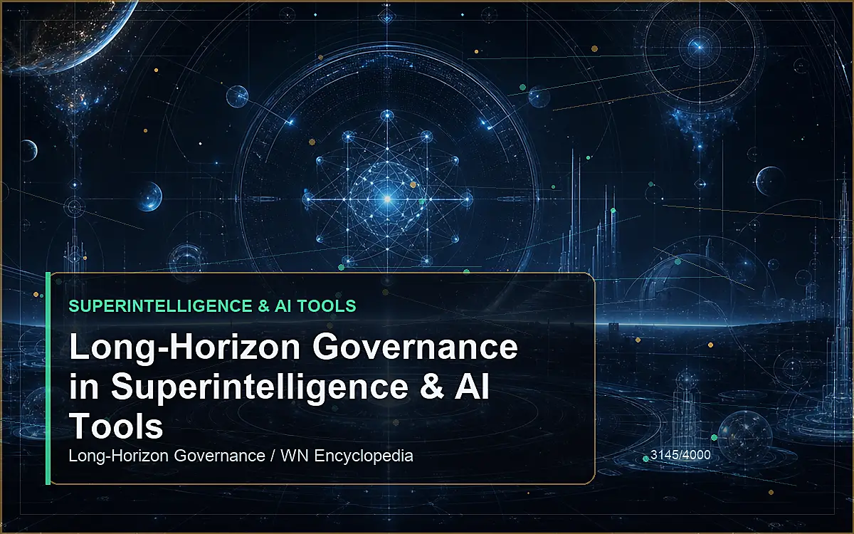 AI-generated encyclopedia reference image for Long-Horizon Governance in Superintelligence & AI Tools