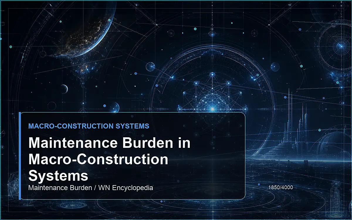 AI-generated encyclopedia reference image for Maintenance Burden in Macro-Construction Systems