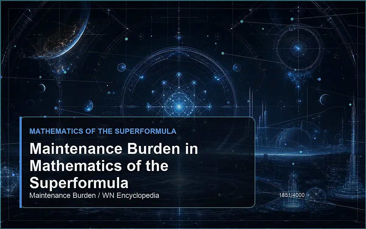 AI-generated encyclopedia reference image for Maintenance Burden in Mathematics of the Superformula