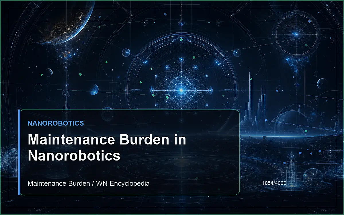AI-generated encyclopedia reference image for Maintenance Burden in Nanorobotics