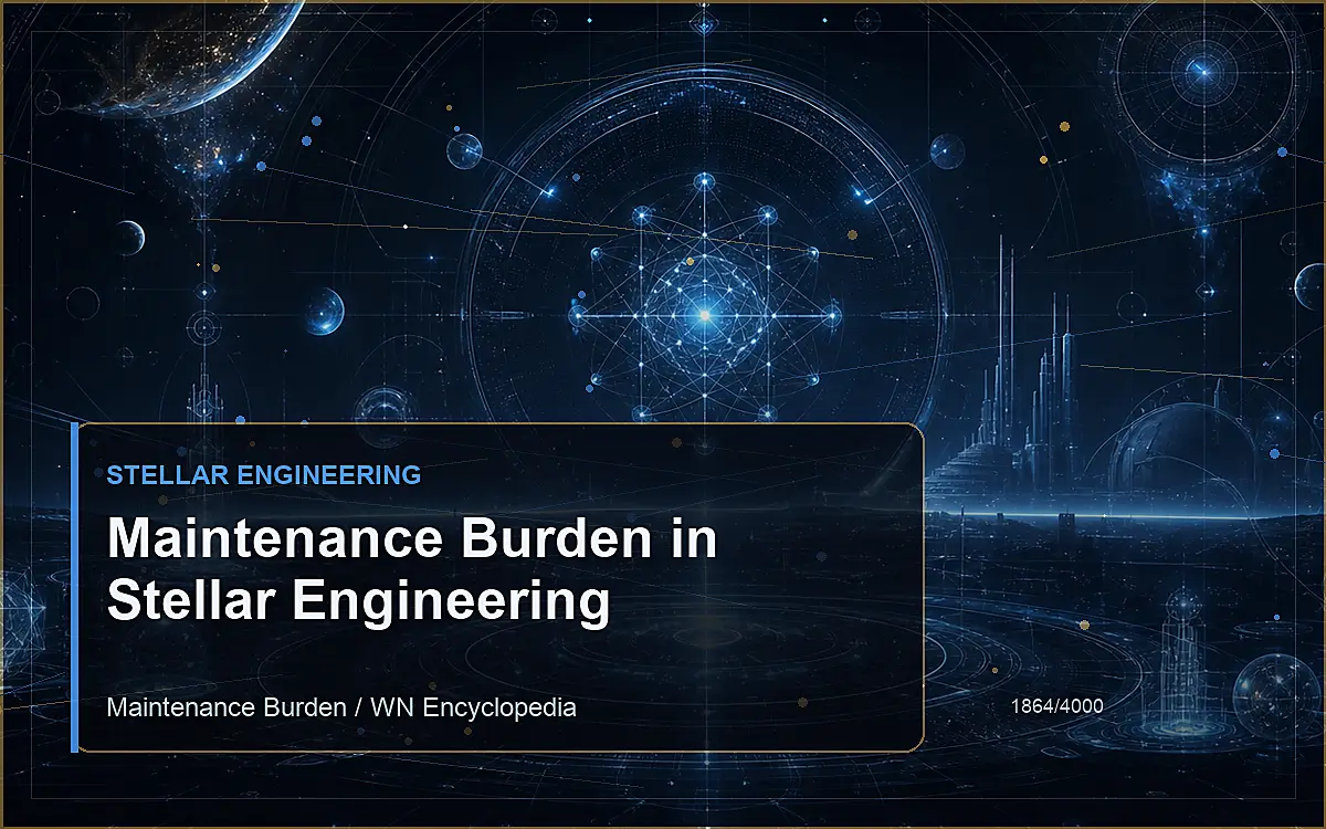 AI-generated encyclopedia reference image for Maintenance Burden in Stellar Engineering