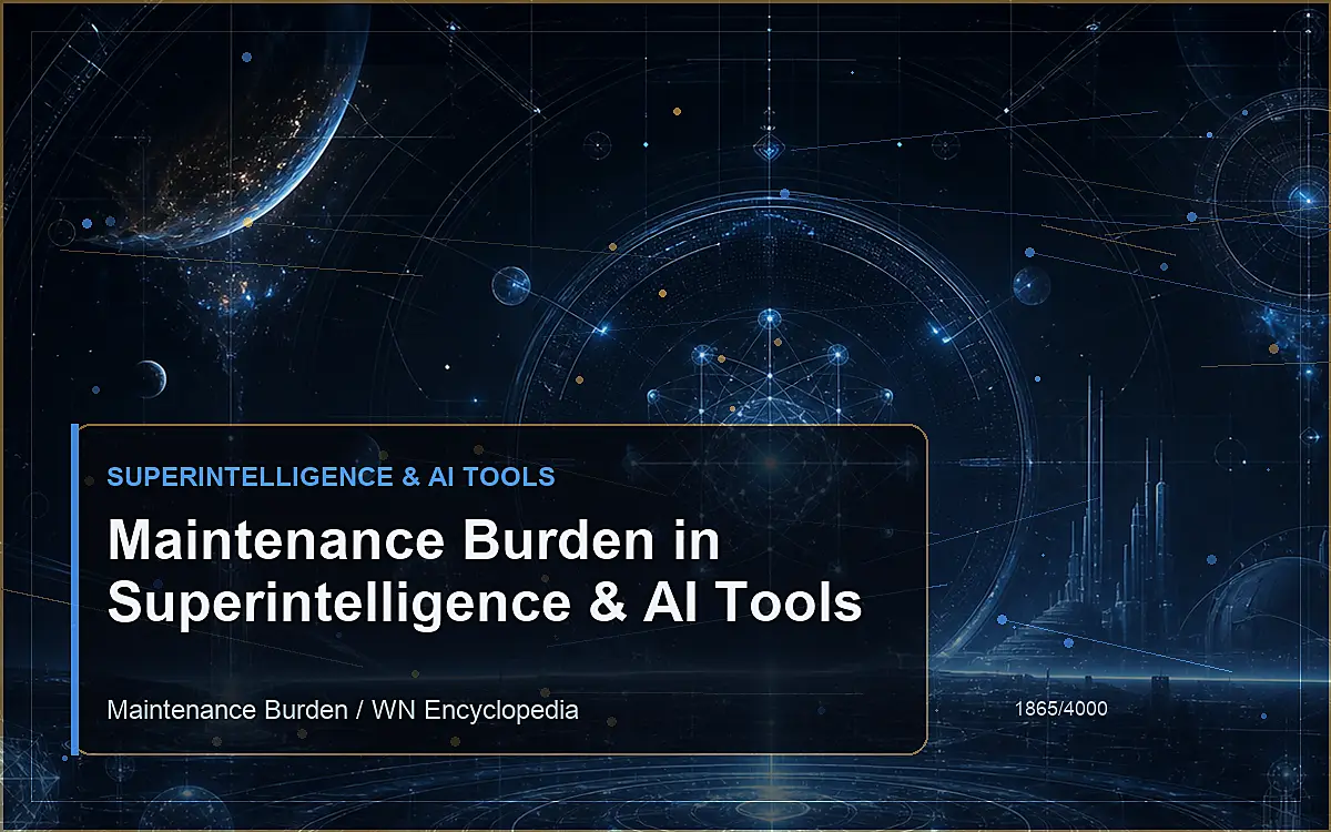 AI-generated encyclopedia reference image for Maintenance Burden in Superintelligence & AI Tools