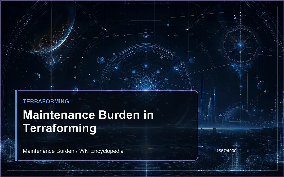 AI-generated encyclopedia reference image for Maintenance Burden in Terraforming